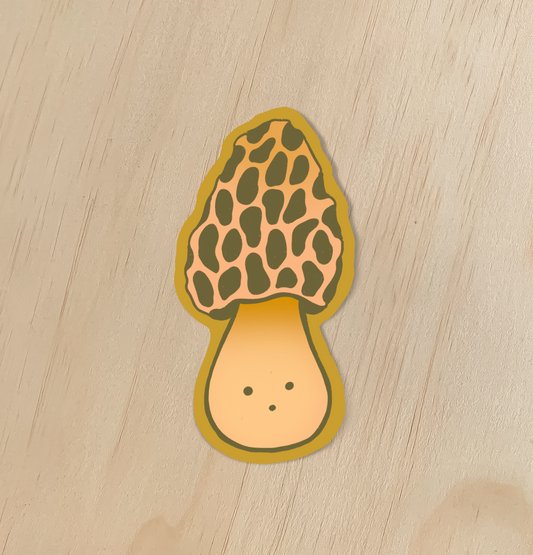 Morel Sticker