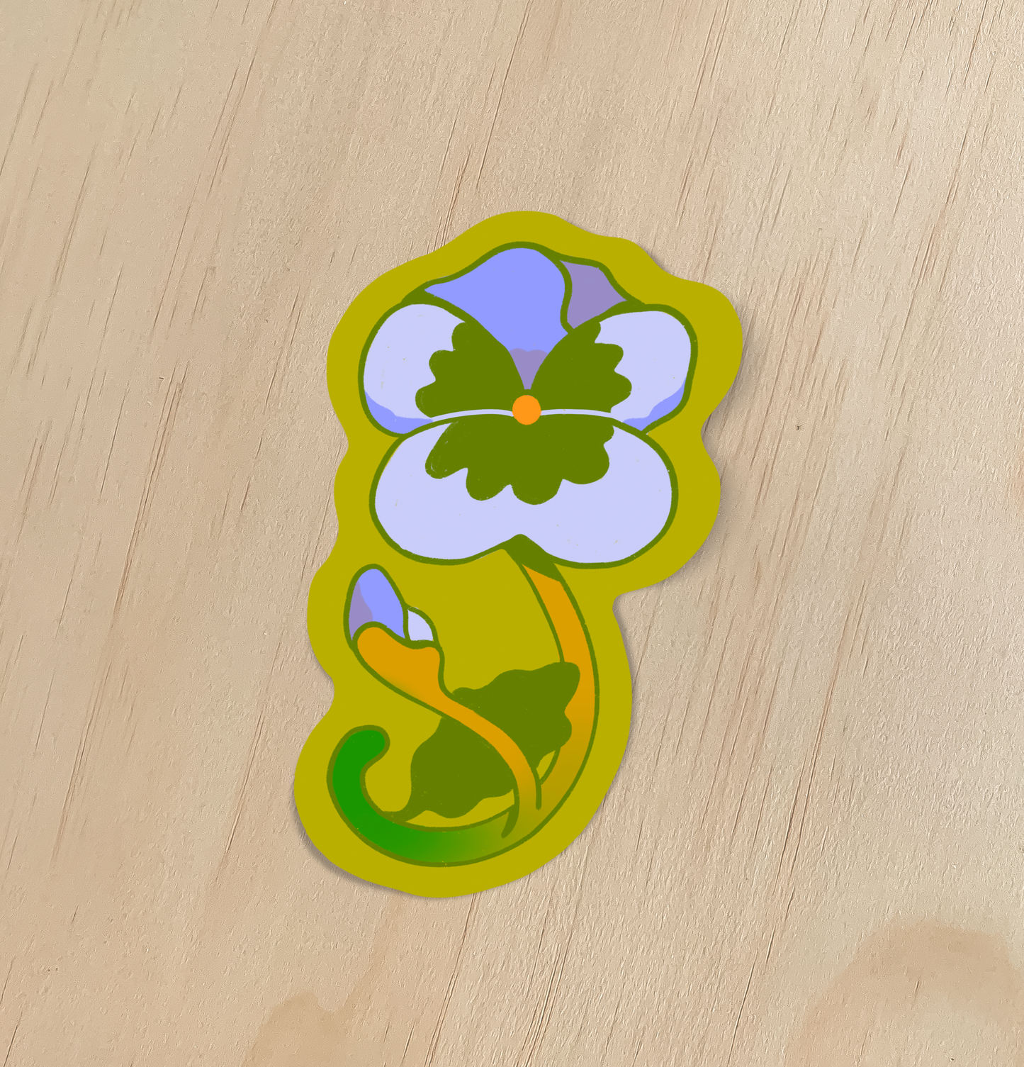 Pansy Sticker