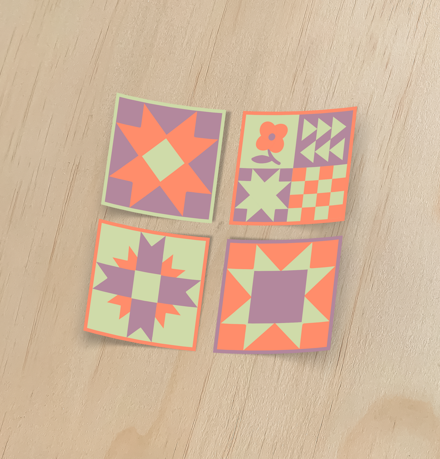 Quilt Square Sticker Pack