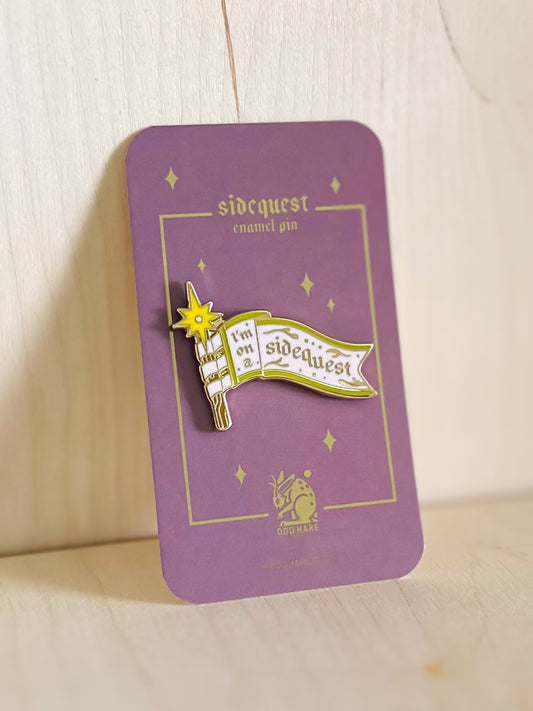 Sidequest Hard Enamel Pin