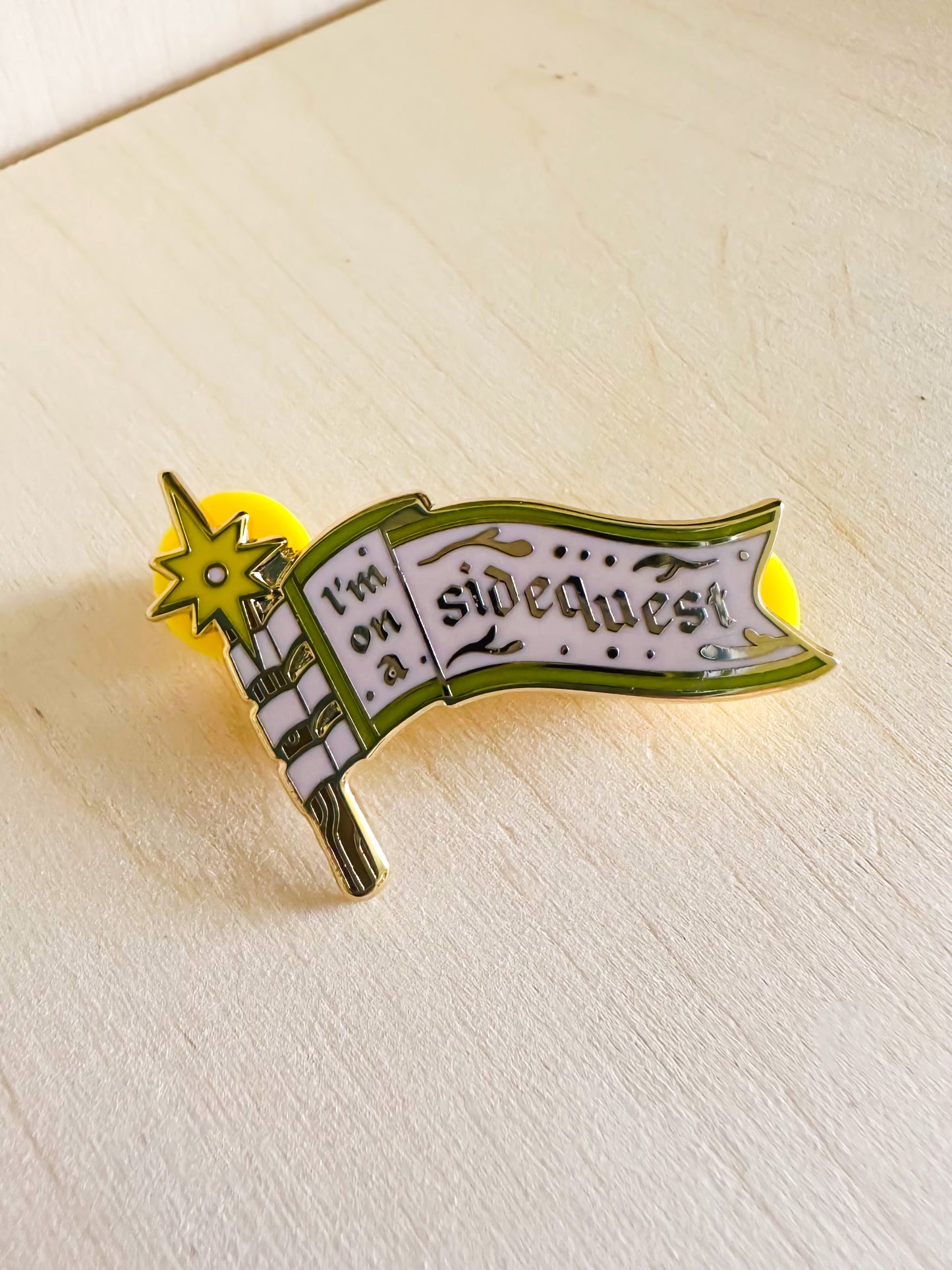 Sidequest Hard Enamel Pin