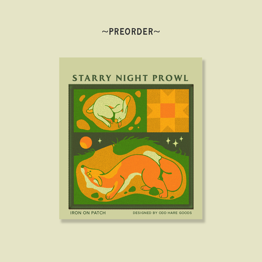 PREORDER: Starry Night Prowl Iron on Patch