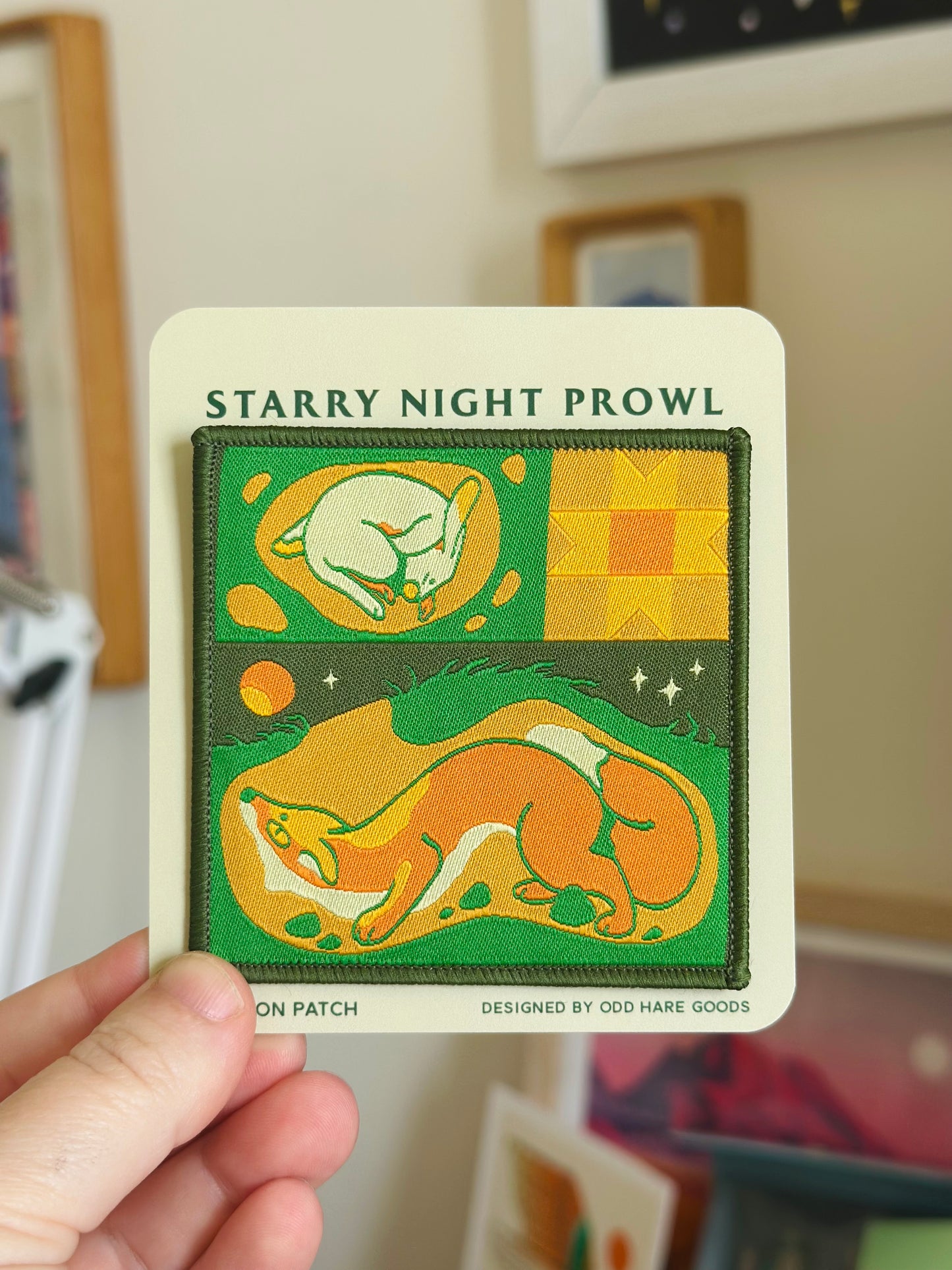 Starry Night Prowl Iron on Patch