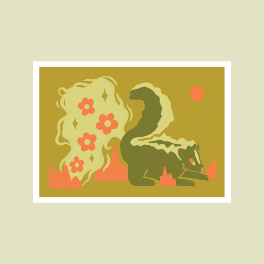 Stinky Skunk Print