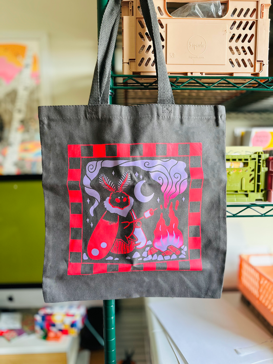 Tote Bag: Mothman Ate My Marshmallow
