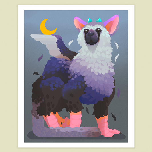 A Winged Guardian Print